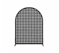 XTGDIEM Schermo divisorio in Legno for la Privacy, divisorio Decorativo con Tubi e Listelli, Recinzione for Patio, Giardino, Balcone o Cortile, nascondi Cestino.(Black,90x120cm)