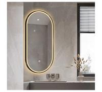 XTGDIEM Specchio Angolare Da Bagno Con Luce LED, Specchio For Il Trucco Girevole Ad Alta Definizione A 360° Braccio Telescopico, Può Essere Appeso Verticalmente O Orizzontalmente(40x80cm)