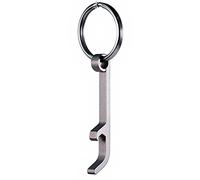 XTHEL Titanium Keychain Bottiglia di Birra Opener in Acciaio Inox con Portachiavi