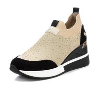 XTI 141575, Scarpe da Ginnastica Donna, Oro, 36 EU