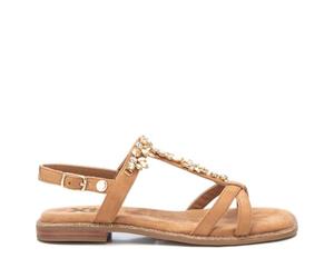 XTI 142856, Sandali Bassi Donna, Camello 18, 40 EU