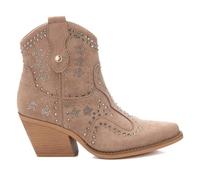 Xti Footwear Stivaletti Texani In Tessuto Beige - Taglia 40 [26.3cm] Scarpe