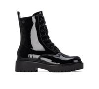 XTI ANFIBIO STIVALETTO TRONCHETTO DONNA RAGAZZA 144390 VERNICE NERO DAL 35 AL 40