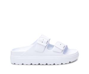 XTI Donna 142550 Sandalo piatto, bianco, 36 EU