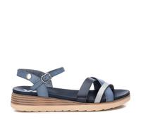 XTI Donna 142848 Sandalo piatto, Blu marino, 36 EU