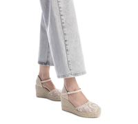 XTI ESPADRILLES CON ZEPPA DONNA 143845 BEIGE TESSUTO UNCINETTO DAL 37 AL 40