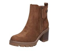 Xti Refresh Tronchetti Carrarmato Con Cerniere Marrone - Donna Scarpe Tronchetti