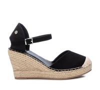 XTI 142382, Sandalo Espadrillas con Zeppa Donna, Nero, 41 EU