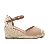 XTI - Sandali con zeppa Donna Beige - Scarpe comode e versatili - Moda casual - Modello 14074608 (Misurare 40)