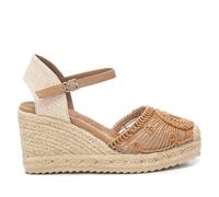 XTI - Sandali con zeppa Donna Beige - Scarpe comode e versatili - Moda casual - Modello 14384505 (Misurare 40)