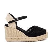 XTI - Sandali con zeppa Donna Nero - Scarpe comode e versatili - Moda casual - Modello 14384503 (Misurare 38)