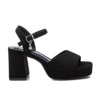 XTI Sandalo Lady in Camoscio Nero -Altezza Tacco n 7cm-