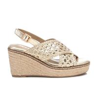 XTI 142746, Sandali con Zeppa Donna, Oro, 39 EU