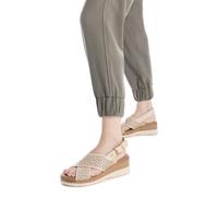 XTI SANDALO CON ZEPPA DONNA 143852 BEIGE FASCE CASUAL DAL 35 AL 40 NEW