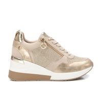 XTI - Scarpa da donna con chiusura a cerniera, colore: oro, taglia: 37, oro, 38 EU