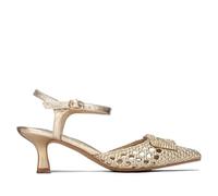 XTI - Scarpe da Salone Donna Oro - Scarpe comode e Versatili - Moda Casual - Modello 14543102 (Misurare 37)