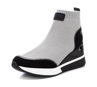 XTI Stivaletti 140054 Grigio - Altezza Zeppa 7cm -