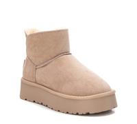 XTI boot platform beige finto pelo vegan imbottiti caldi - Colore: Beige, Taglia: 38