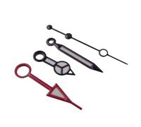 XTINKOPW 1/3/4 pezzi Lancette for orologi GMT MOD Accessori for NH34 NH35 NH36 NH38 NH70 NH71 NH72 Movimento 4R35/36 Lancette nere luminose Foro da 2,2 mm(A red-black NH34)