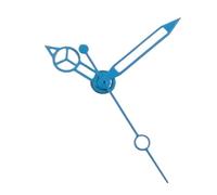 XTINKOPW 1/3/4 pezzi Lancette for orologi GMT MOD Accessori for NH34 NH35 NH36 NH38 NH70 NH71 NH72 Movimento 4R35/36 Lancette nere luminose Foro da 2,2 mm(Blue NH35 hand)