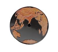 XTINKOPW 1 pz 28,5 mm NH35 quadrante dell'orologio blu pianeta/superficie terrestre quadranti dell'orologio senza finestra del calendario parti di ricambio for movimento NH35 / NH34(Flame)