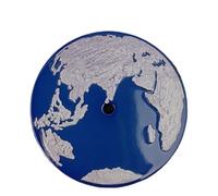 XTINKOPW 1 pz 28,5 mm NH35 quadrante dell'orologio blu pianeta/superficie terrestre quadranti dell'orologio senza finestra del calendario parti di ricambio for movimento NH35 / NH34(Ocean)