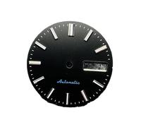 XTINKOPW 1 pz 28,5 mm NH36 quadrante nero/bianco for orologio C3 quadrante luminoso verde for orologio meccanico accessori for movimento NH36A SK007 NH36A(Black dial)