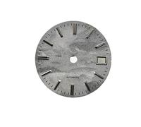 XTINKOPW 1 pz 28,5 mm quadrante dell'orologio for movimento NH35 quadrante dell'orologio meccanico modello stampato in 3D mare di nuvole nessun quadrante luminoso(Grey White)