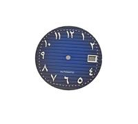 XTINKOPW 1 pz 29,8 mm quadrante dell'orologio for NH35 numeri arabi superficie senza quadrante luminoso accessori for orologi for quadranti del movimento NH35(Silver Nail - blue)