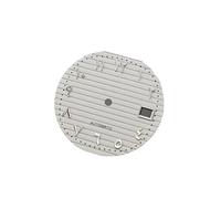 XTINKOPW 1 pz 29,8 mm quadrante dell'orologio for NH35 numeri arabi superficie senza quadrante luminoso accessori for orologi for quadranti del movimento NH35(Silver Nail - White)