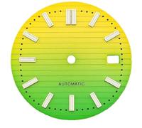 XTINKOPW 1 pz 30,5 mm NH35 Orologio sportivo da uomo Quadrante singolo Calendario Data Orologio Accessori Adatto NH34 NH35A NH36 Movimento automatico Quadrante sfumato(WZ-N-593)