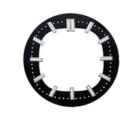 XTINKOPW 1 pz 30,5 mm quadrante for Nautilus NH70 scavato verde indice luminoso nero blu adatto movimento automatico orologio quadrante parti(A5 silver markers)