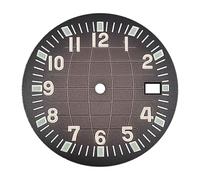 XTINKOPW 1 pz 31,5 mm singolo calendario granata a mano serie quadrante orologio senza piattaforma super luminoso for movimento NH34 NH35 NH36(WZ-N-319)