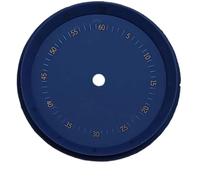 XTINKOPW 1 pz 31,8 mm quadrante dell'orologio non luminoso for movimento NH35 quadrante dell'orologio resistente all'acqua accessori for la modifica della letteratura(Blue Yellow)