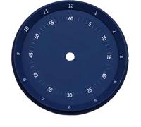 XTINKOPW 1 pz 31,8 mm quadrante dell'orologio non luminoso for movimento NH35 quadrante dell'orologio resistente all'acqua accessori for la modifica della letteratura(Blue White)