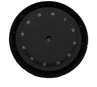 XTINKOPW 1 pz 31,8 mm quadrante dell'orologio non luminoso for movimento NH35 quadrante dell'orologio resistente all'acqua accessori for la modifica della letteratura(Black Yellow)