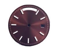 XTINKOPW 1 pz 31mm Numeri Romani 8285 Quadrante Orologio Modificato Adatto 8285 Meccanico Doppia Data Finestra Orologio Uomo Quadrante Accessori Parti(A15)