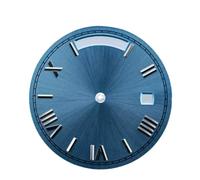 XTINKOPW 1 pz 31mm Numeri Romani 8285 Quadrante Orologio Modificato Adatto 8285 Meccanico Doppia Data Finestra Orologio Uomo Quadrante Accessori Parti(A1)