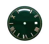 XTINKOPW 1 pz 31mm Numeri Romani 8285 Quadrante Orologio Modificato Adatto 8285 Meccanico Doppia Data Finestra Orologio Uomo Quadrante Accessori Parti(A5)