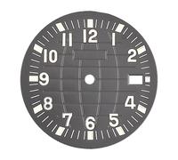 XTINKOPW 1 pz 32mm Singolo Calendario Singola Piattaforma Orologio Quadrante Super Luminoso Faccia for NH34 NH35 NH36 Movimento Serie Granata a Mano(WZ-N-326)