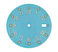 XTINKOPW 1 pz 32mm Singolo Calendario Singola Piattaforma Orologio Quadrante Super Luminoso Faccia for NH34 NH35 NH36 Movimento Serie Granata a Mano(WZ-N-322)