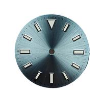 XTINKOPW 1 pz 39,5 mm cassa for orologio in acciaio cassa a specchio piatto retrò con cristallo zaffiro adatto for movimento NH35 NH36 ruotato in senso antiorario 120 clic(28.5mm Di0l)