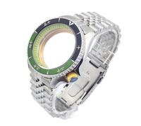 XTINKOPW 1 pz 40mm 007 Cassa for orologio Impermeabile Jubilee Vetro zaffiro Acciaio inossidabile Serie NH3 34 35 36 Movimento automatico Accessori for orologi(Model 11)