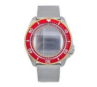 XTINKOPW 1 pz 40mm 007 Cassa for orologio Impermeabile Jubilee Vetro zaffiro Acciaio inossidabile Serie NH3 34 35 36 Movimento automatico Accessori for orologi(Model 4)