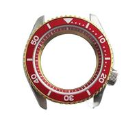 XTINKOPW 1 pz 40mm 007 Cassa for orologio Impermeabile Jubilee Vetro zaffiro Acciaio inossidabile Serie NH3 34 35 36 Movimento automatico Accessori for orologi(Dial 1)