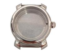XTINKOPW 1 pz 40MM Cassa for orologio for NH35 Acciaio inossidabile Vetro minerale for movimento NH35 NH36 Accessori for orologi Cinturino for orologi color argento(3 o clock Case)