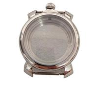 XTINKOPW 1 pz 40MM Cassa for orologio for NH35 Acciaio inossidabile Vetro minerale for movimento NH35 NH36 Accessori for orologi Cinturino for orologi color argento(12 o clock Case)