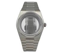 XTINKOPW 1 Pz 40mm Cassa For Orologio In Argento Cinturino Accessori For Orologi Vetro Zaffiro 10BAR Impermeabile Chiusura A Farfalla Adatto For Movimento NH34 NH35 NH36 A(1)