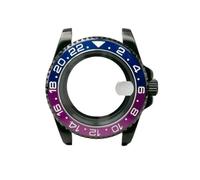 XTINKOPW 1 pz 40mm Cassa for orologio nera 120 clic Lunetta Vetro zaffiro Impermeabile for movimenti NH34/NH35/NH36 Accessori mod Quadrante da 28,5 mm(Orange,Solid back cover)