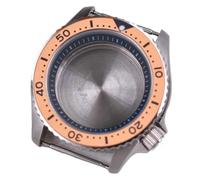 XTINKOPW 1 pz 42mm cassa dell'orologio vetro zaffiro sterile 5 colori lunetta e anello capitolo adatto NH35 NH36 movimento automatico orologi accessori(D2)
